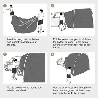 Vehicle Suv Tent for Camping Car Tents Car Awning Sun Shelter