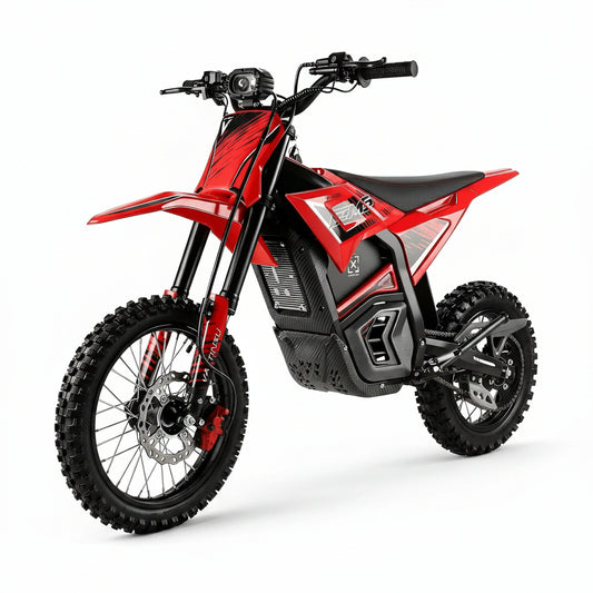 Electric Dirt Bike with Mid-Drive Motor 3840/5600W Peak,Electric Motorcycle 48V/60V 23.4Ah/27Ah Battery,Ul Certified Off-Road Motorcycle for Teens & Adults, Hydraulic Brakes & Dual Shock