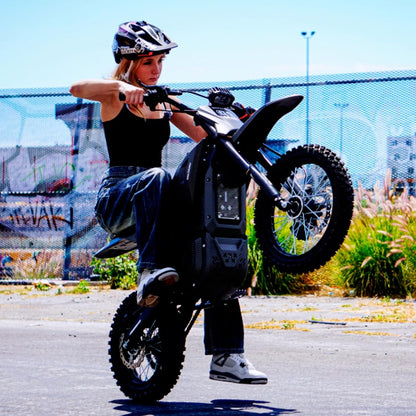 Electric Dirt Bike with Mid-Drive Motor 3840/5600W Peak,Electric Motorcycle 48V/60V 23.4Ah/27Ah Battery,Ul Certified Off-Road Motorcycle for Teens & Adults, Hydraulic Brakes & Dual Shock